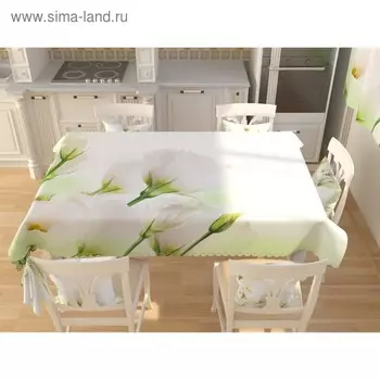 Фотоскатерть «Букет свежих роз», размер 145 200 см, габардин