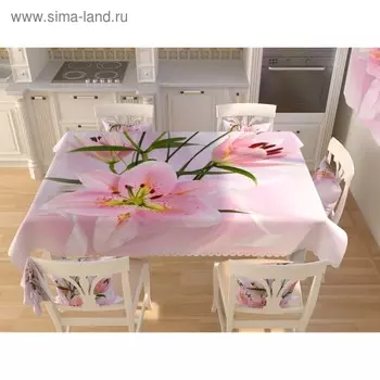 Фотоскатерть «Чарующая лилия», размер 145 200 см, габардин