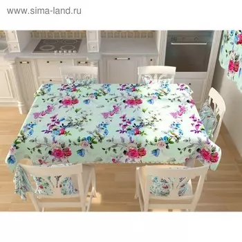 Фотоскатерть «Цветочный принт 48», размер 145 200 см, габардин