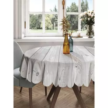 Скатерть на стол «Простая текстура», круглая, сатен, d = 150 см