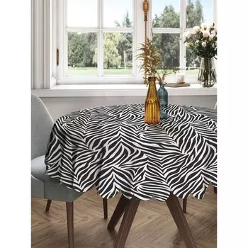 Скатерть на стол «Саванна», круглая, сатен, d = 150 см