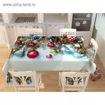 Фотоскатерть «Новогодняя коллекция 164», размер 145 200 см, габардин