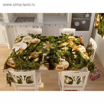 Фотоскатерть «Новогодняя коллекция 188», размер 145 200 см, габардин