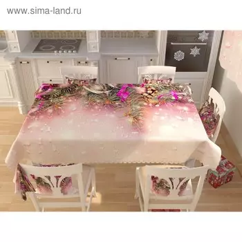 Фотоскатерть «Новогодняя коллекция 191», размер 145 200 см, габардин