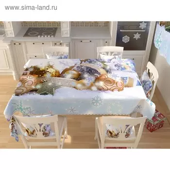 Фотоскатерть «Новогодняя коллекция 192», размер 145 200 см, габардин