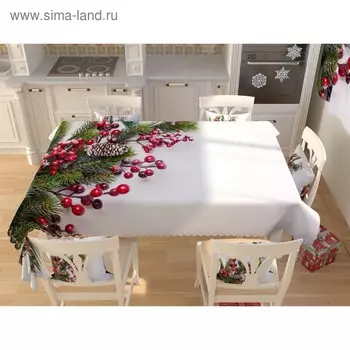 Фотоскатерть «Новогодняя коллекция 226», размер 145 200 см, габардин