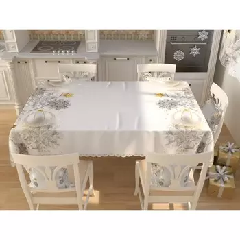 Фотоскатерть «Новогодняя коллекция 316», размер 145x200 см, габардин