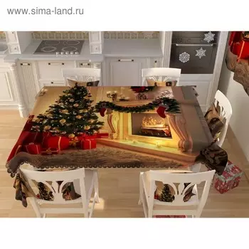 Фотоскатерть «Новогодняя коллекция 57», размер 145 200 см, габардин