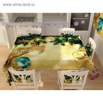 Фотоскатерть «Новогодняя коллекция 93», размер 145 200 см, габардин