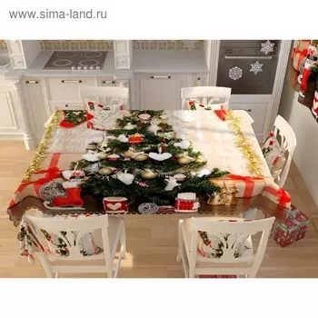 Фотоскатерть «Новогодняя коллекция 99», размер 145 200 см, габардин