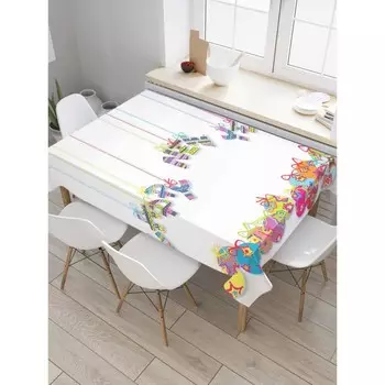 Скатерть на стол «Любимый Новый год», прямоугольная, сатен, размер 120х145 см