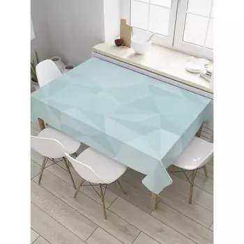 Скатерть на стол «Грани абстракции», прямоугольная, сатен, размер 120х145 см