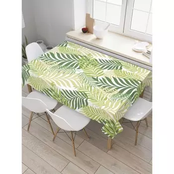 Скатерть на стол «Лиственная композиция», прямоугольная, оксфорд, размер 145х180 см