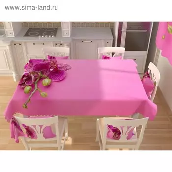 Фотоскатерть «Розовое блаженство», размер 145 200 см, габардин