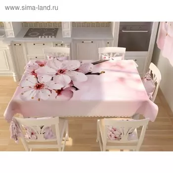 Фотоскатерть «Ветвь», размер 145 145 см, габардин