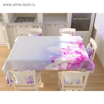 Фотоскатерть «Волшебные гладиолусы», размер 145 200 см, габардин