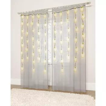 Фототюль «Блеск гирлянд», размер 145x260 см, 2 шт