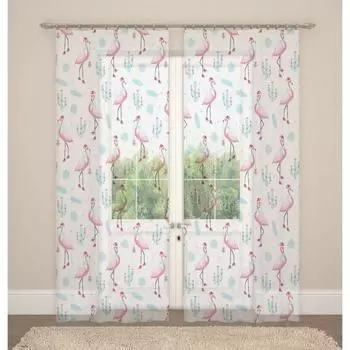 Фототюль, размер 145x260 см, 2 шт