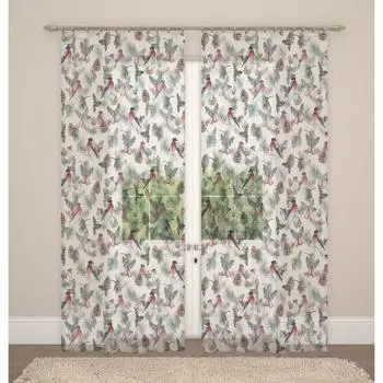 Фототюль, размер 145x260 см, 2 шт