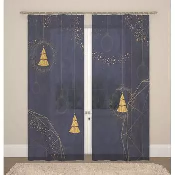 Фототюль, размер 145x260 см, 2 шт