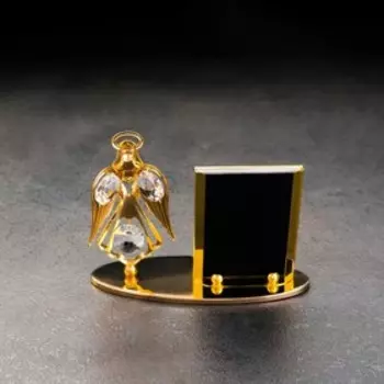 Фотрамка "Ангел", 7,5х10х4,5 см, с кристаллами