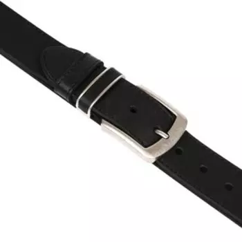 FR2253 Ремень, цвет черный, длина 125см, ширина 4см