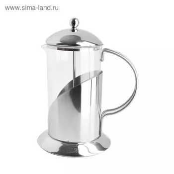 Френч-пресс Regent inox Franco, зеркальная полировка, 0.6л