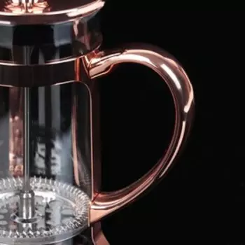 Френч-пресс «Роскошь», 600 мл, цвет бронзовый