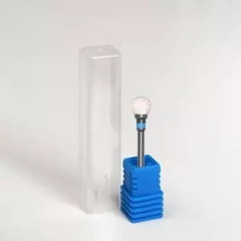 Фреза керамическая для маникюра «Шар», средняя нарезка, 5 мм