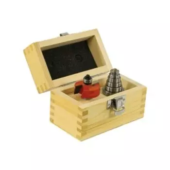 Фреза "Кратон" PROFESSIONAL, кромочная фальцевая наборная с подшипником, d=38.1, рез 13мм