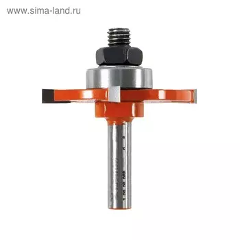 Фреза "Кратон" PROFESSIONAL, кромочная фальцевая с подшипником, d=50.8 мм, H реза=4 мм