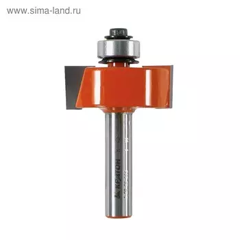 Фреза "Кратон" PROFESSIONAL, кромочная фальцевая с подшипником, d=38.1 мм, Н реза=13 мм