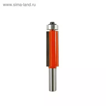 Фреза "Кратон" PROFESSIONAL, кромочная прямая с подшипником, d=19 мм, H реза=26 мм