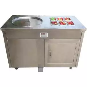 Фризер для жареного мороженого VIATTO CB1+6, 1500 Вт, -20 °С, d=48 см, серебристый