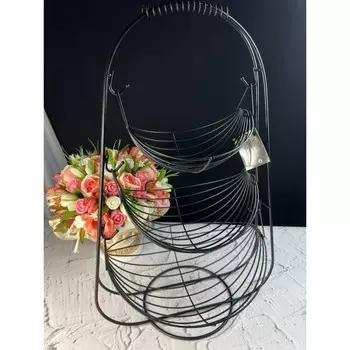 Фруктовница/конфетница трёхъярусная Lenardi, 55 см