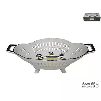 Фруктовница Lenardi «Фрукты», длина 29 см