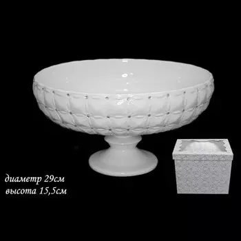 Фруктовница Lenardi «Северное Сияние», керамика, 29 см