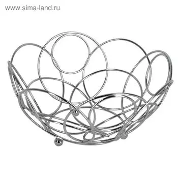 Фруктовница Regent inox Trina, размер 26х13 см