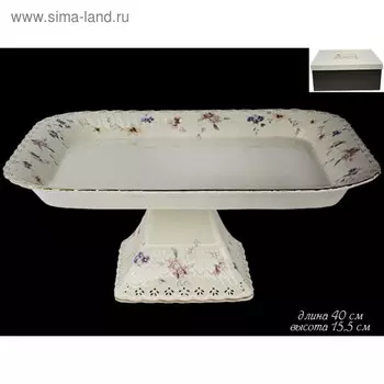 Фруктовница Lenardi «Адель», на ножке, размер 40х40 см