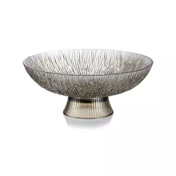 Фруктовница на ножке Delisoga Deli Glass, d=26 см