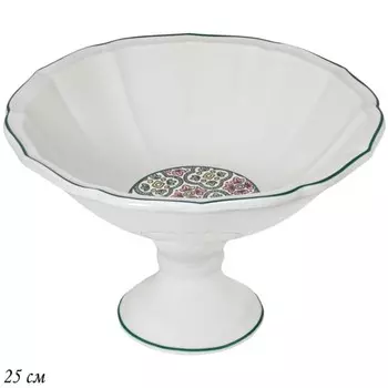 Фруктовница на ножке Lenardi «Дария», размер 26х16.5 см