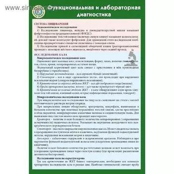 Функциональная и лабораторная диагностика