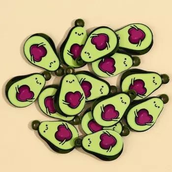 Фурнитура для украшений «Авокадо», 1.5 х 2.4 см, 15 штук