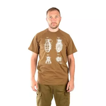 Футболка 7.62 Grenade, хлопок, койот, р-р M