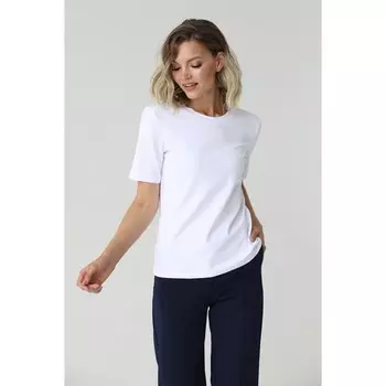 Футболка базовая с круглым вырезом, размер 44