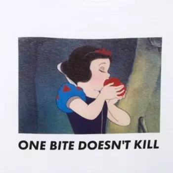 Футболка «Белоснежка» Принцессы oversize, белая