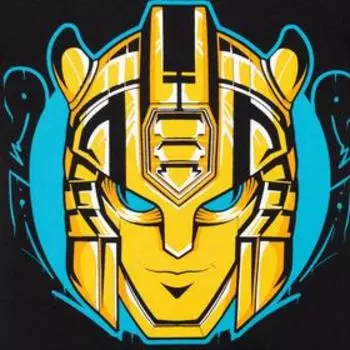 Футболка детская "Bamblebee", Transformers, рост 86-92, чёрный