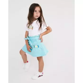 Футболка детская, цвет белый/кактусы, рост 110 см