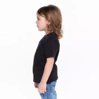 Футболка детская, чёрная, рост 86 см