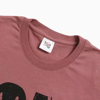 Футболка детская, цвет коричневый, рост 116 см